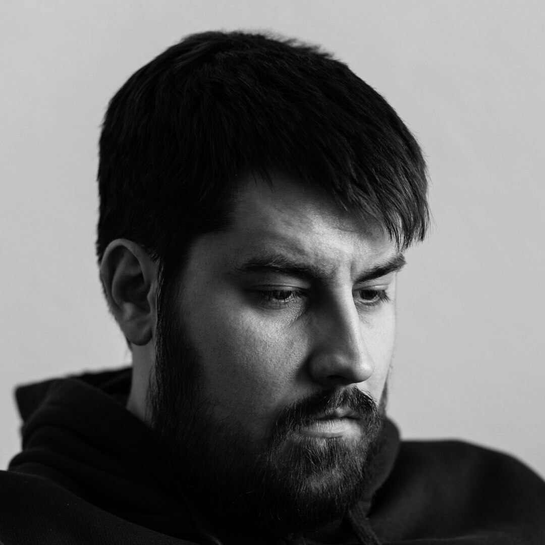 Portrait of a bearded man smiling